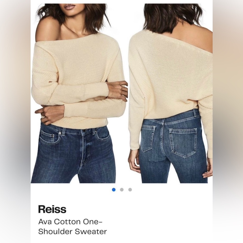 Reiss off shoulder sweater! Size 0. New with tags